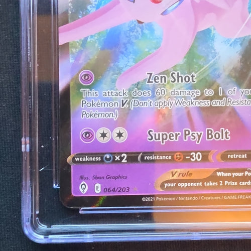 Espeon V 064/203 – Evolving Skies – CGC Gem Mint 10