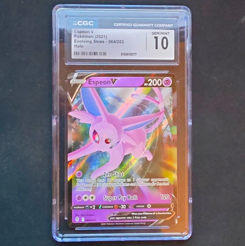 Espeon V 064/203 – Evolving Skies – CGC Gem Mint 10