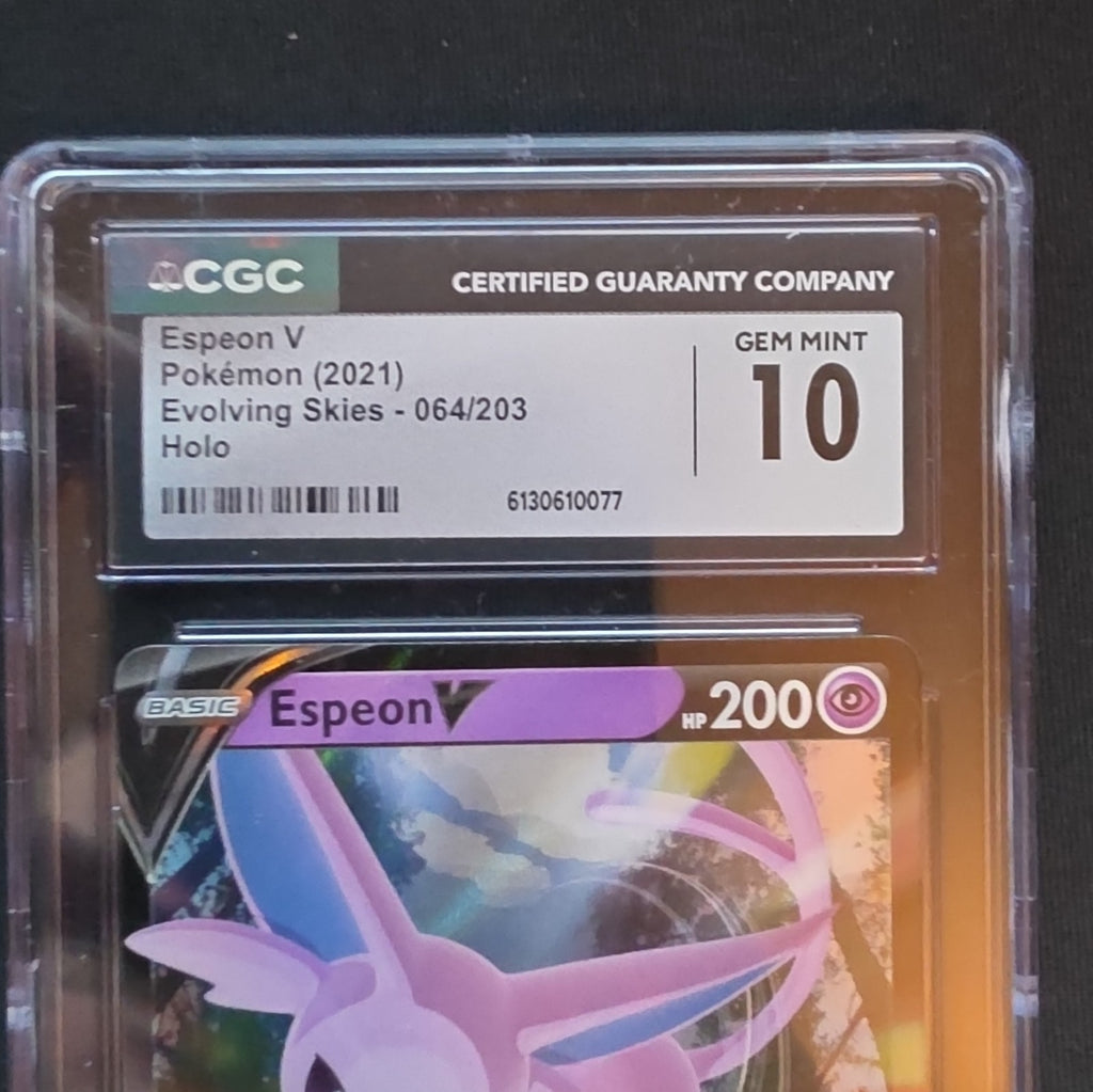 Espeon V 064/203 – Evolving Skies – CGC Gem Mint 10